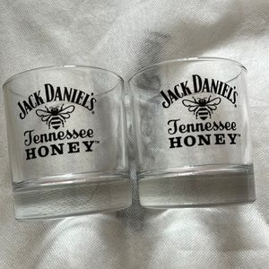 Jack Daniels Tennessee Honey Glasses Set of Two